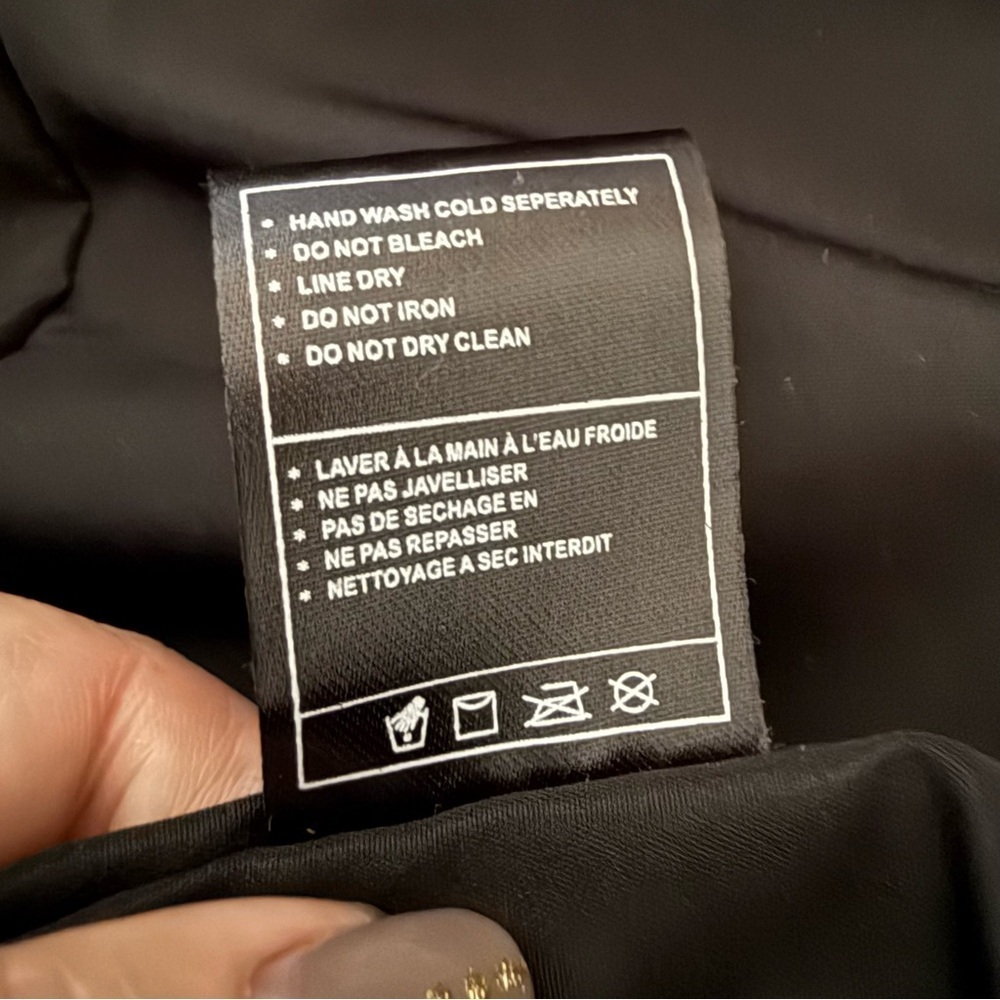 Jack by BB Dakota Elegant Black Faux Fur Jacket Size Small - Picture 11 of 14